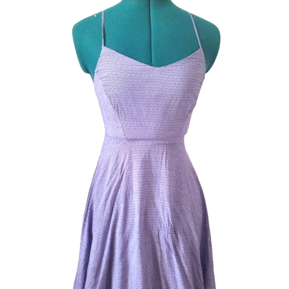 Lilac spaghetti strap above the knee dress XS - Picture 1 of 8